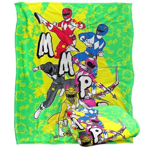 Power Rangers Group Shot Blanket