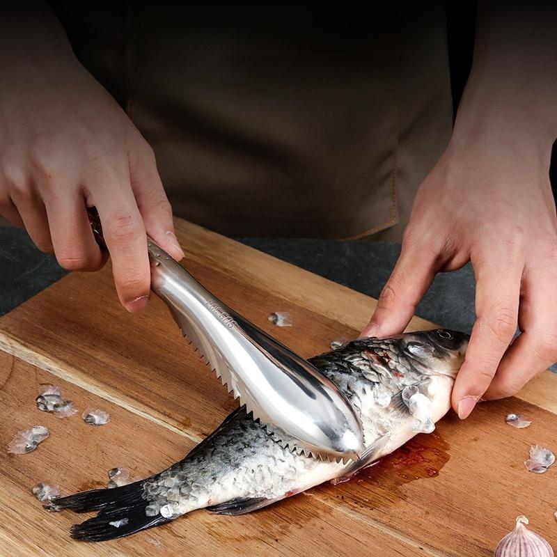 Рыбья чешуя из нержавеющей стали, скребковые терки, быстрое удаление, очиститель для очистки рыбы, скребок для чистки рыбных костей, пинцет