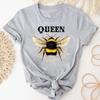 Letter Bee Lovely Style Tee Top Fashion T Shirt 90s Sweet Cute Clothing Casual Short Sleeve  Unisex Print Lady Fe Unisex Graphic T-shirt Unisex