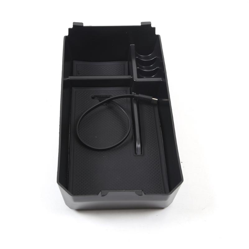 Car Armrest Storage Box Central Control Hidden Storage Box Car Organizers For Mercedes Benz C G Class W205 W204 W463 2015-2021