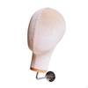Wall Mount Mannequin Head Model Hat Cap Stand 54cm Circumference Velvet Cloth Height 28cm for