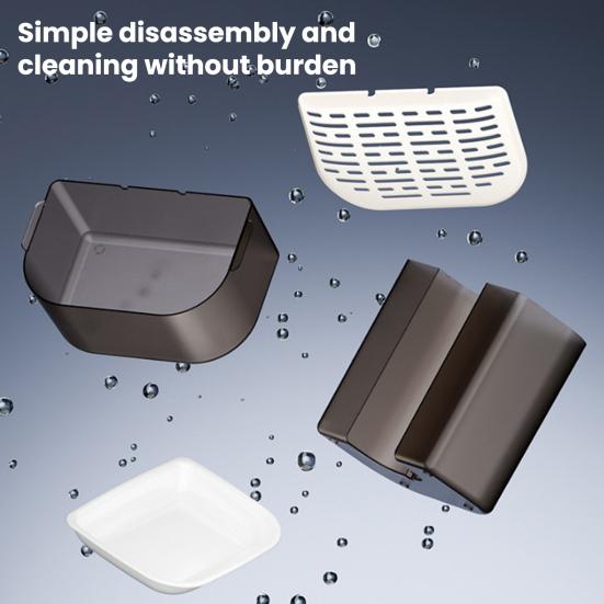 4,5 л Беспроводной фонтан для воды для кошек Без фильтра Разделение сточных вод Умная поилка для домашних животных Перезаряжаемый Автоматический диспенсер воды для комнатных кошек Маленьких собак