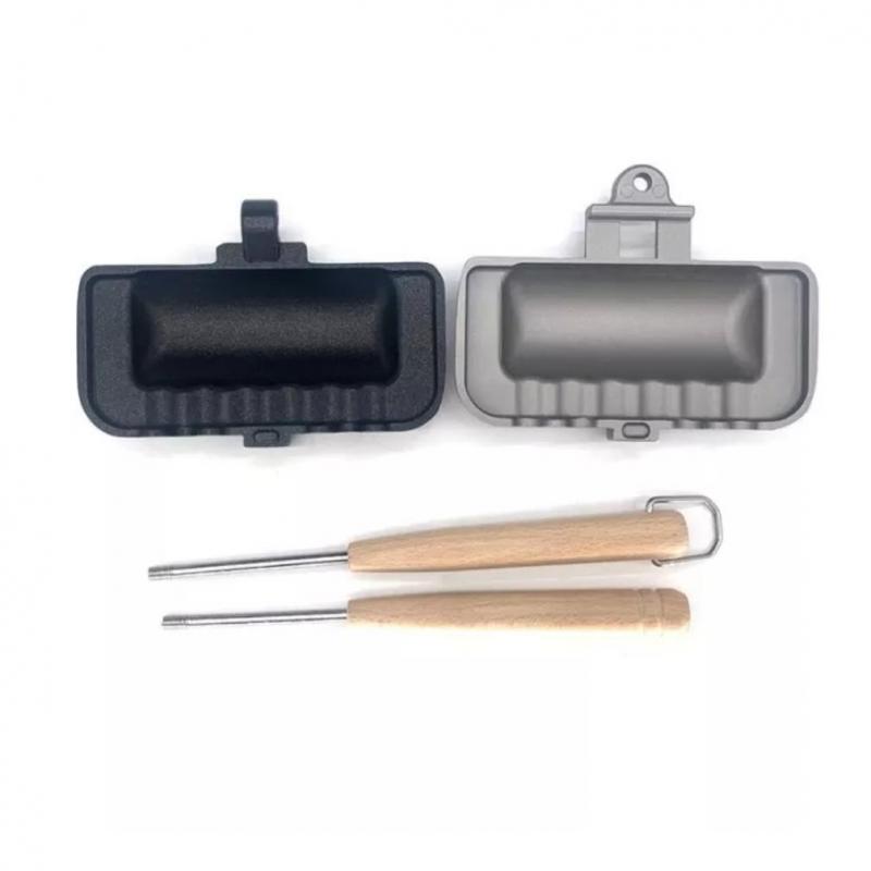 Двусторонняя сэндвич-сковорода, складная сэндвичница, антипригарная сковорода для хлеба, тостов, машина для завтрака, блинница