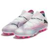 Puma Кроссовки Future Ultimate 7 MG Phenomenal Pack Unisex, белые, черные, ядовито-розовые 107703-01