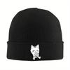 Dandadan Turbo Cat Glizzy Вязаная Шапка для Женщин Мужчин Шапки Осенние Зимние Шапки Крутая Аниме Манга Теплая Шапка-Дыня