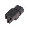 Разъем-адаптер переменного тока IEC 320 C14 на NEMA 5-15R, 3-контактный штекер IEC на гнездо US, для серверной комнаты, преобразование питания, адаптер питания переменного тока