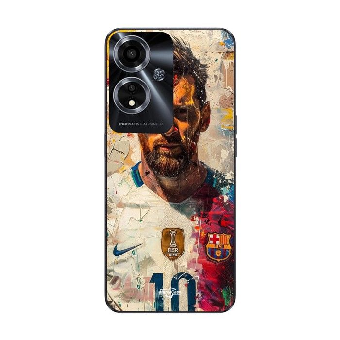 Coque pour Oppo A59 5G Messi Barcelone Argentine champion prime n°10