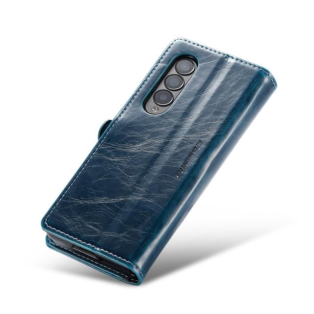 Противоскользящий удобный кожаный чехол-бумажник для Samsung Galaxy Z Fold 4 Fold4 5g Fold3 Fold 3 противоударный чехол для аксессуаров для телефонов