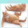 Детская фигурка животного Игрушка ПВХ Статическая модель кошки для декора детской комнаты