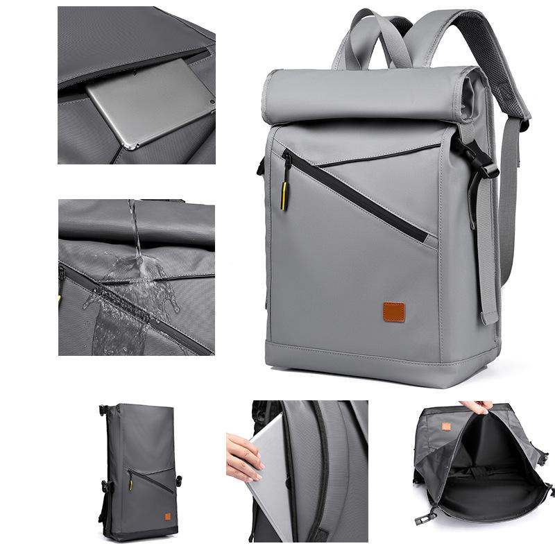 WEIXIER Весна Новая Мода Мужские Деловые Рюкзаки PU Водонепроницаемый Износостойкий Большой Вместимости Рюкзак Верхний Расширяемый Дорожная Сумка для Компьютера для Мужчин