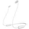 Sony Wireless Earphones WI-C200: Bluetooth compatible/Up To 15 Hours of Continuous playback/With Microphone 2019 Model White WI-C200 WC
