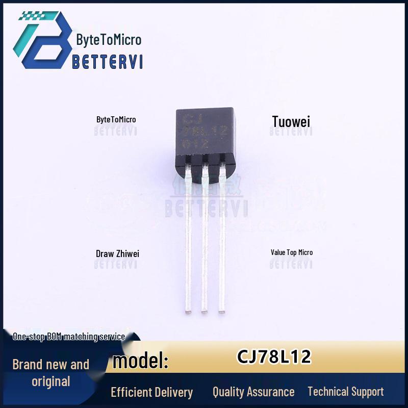 Original CJ78L12 TO-92 Linear Regulator (LDO)