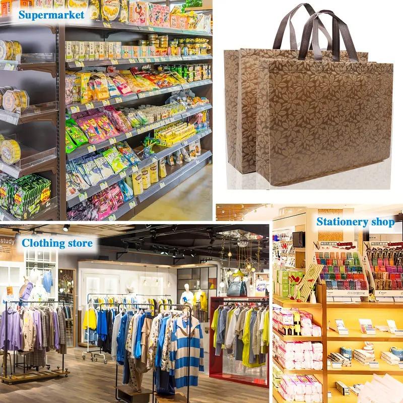 Шесть подарочных пакетов, новый стиль, сумка для одежды, тисненая упаковочная сумка, подарочная сумка для покупок, коммерческая нетканая сумка