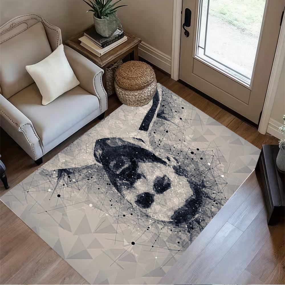 Karim Benzema's Cosmic Celebration Floor Rug Office Rug Perfect for Foyer Game Room Bedrooms Kitchen Anti-slip Rug Office home decor
