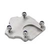 Universal Stainless Steel Side Kickstand Stand Extension Plate Motorcycle
