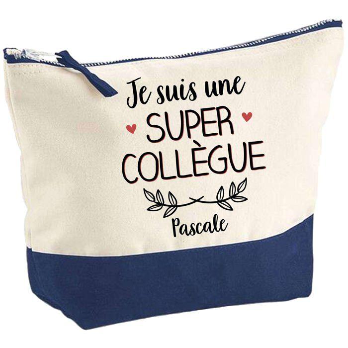 Trousse de maquillage - PLANETEE - Pascale Super Collègue - Grand format - Coton - Impression sublimation HD
