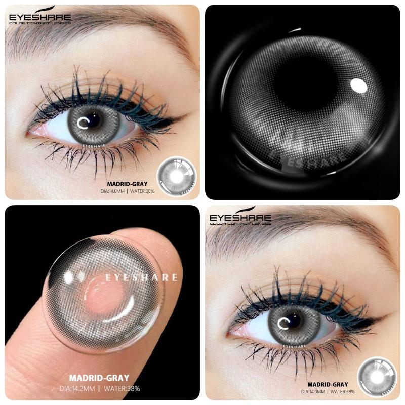 1 Pair Halloween Contact Lenses for Eyes Cosplay Lenses Anime Lenses Anime Accessories Lenses Black Lenses White Lenses