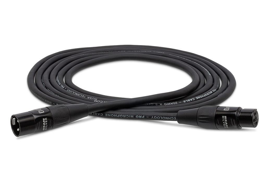 Hosa XLR Mic Cable 1.5m Male-Female HMIC-005 Black