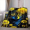 1pc Wolf Dandelion Night Blanket Lightweight Flannel Blanket Throw Blanket For Sofa, Bed, Travel, Camping, Livingroom, Couch, Chair, And Bed yy2509026