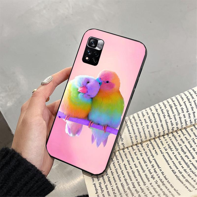 Чехол для телефона с изображением попугая ара для Xiaomi Redmi note 13 12 Pro 11S 11 10 Pro 10S 12S Redmi 10 13C 9C