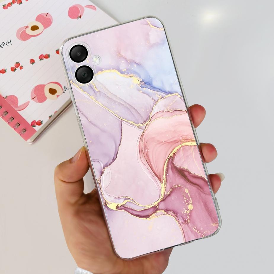 Чехол для Samsung Galaxy A06 4G SM-A065F Новый Модный Расписной Чехол Прозрачный Силиконовый Мягкий ТПУ Чехол для Телефона Для Samsung A06 A 06 Fundas