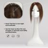 HAIRCUBE 100% человеческие волосы Remy, платиновые, коричневые, Ombre, кусочки человеческих волос для женщин, тонкие волосы, шелковая основа, зажим в топперах