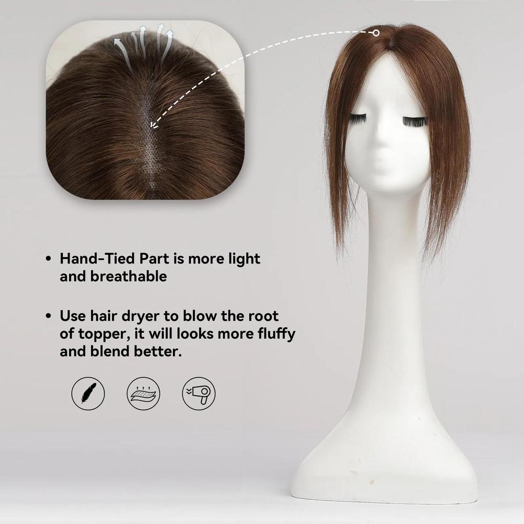 HAIRCUBE 100% человеческие волосы Remy, платиновые, коричневые, Ombre, кусочки человеческих волос для женщин, тонкие волосы, шелковая основа, зажим в топперах