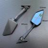 Universal Scooter Motorcycle R25 R3 Bracket ABS Case Side Mirror Big View Rearview Mirror Nmax 155 ADV 150 Xmax300