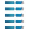 10 Pack Under Cabinet Lights Mount Metal Plates Adhesive Backing Sticky Iron Strips Sticker for Magnetic Under Cabinet Lighting Rechargeable Motion