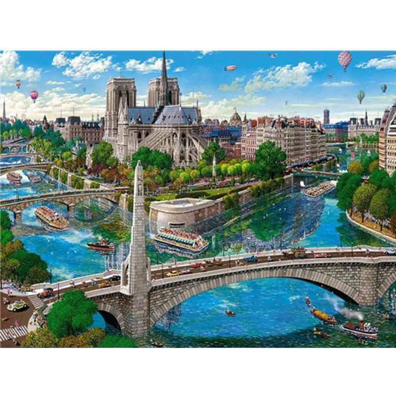 Алмазная картина, полный круглый квадратный природный пейзаж, настенные наклейки, мозаика, пляжная вышивка, горный пейзаж, алмазное искусство