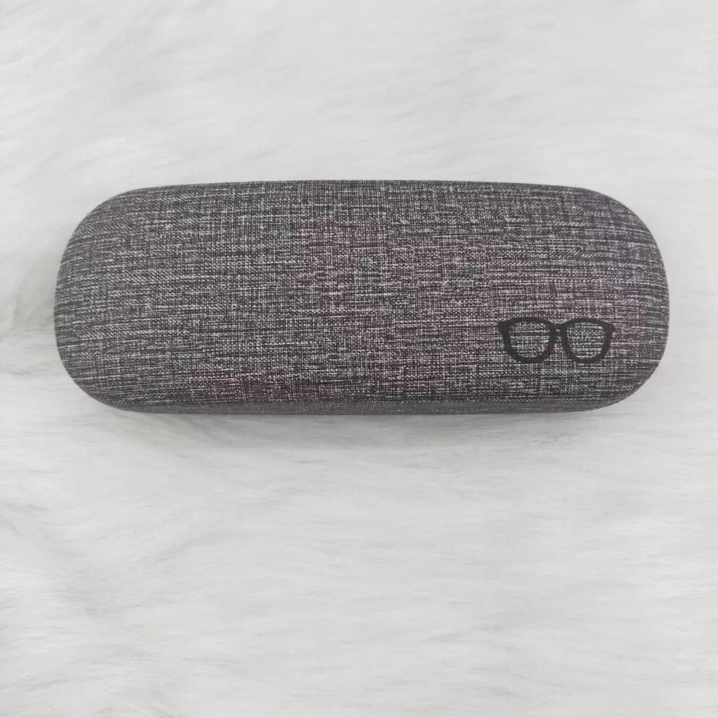 Fashion Glasses Case Hard Shell Linen Fabrics Eyewear Cases Cover Protective for Men Women Sunglasses Eyeglasses Glasses Box