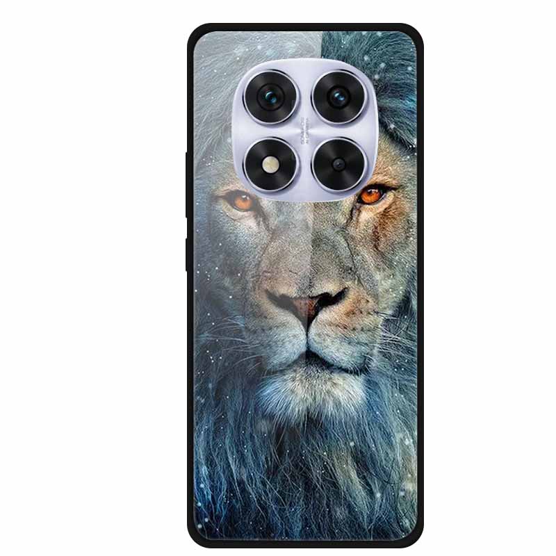 Жесткий чехол-книжка для Xiaomi Redmi Note 14 Pro 5G, чехол с мягким бампером, чехол из закаленного стекла для Redmi Note 14 Pro 4G, чехол Note14 Pro