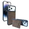 Тонкий чехол-кошелек для телефона из ПУ с подставкой для iPhone 17 16 15 Pro Max Минималистичный деловой стиль Множество цветов