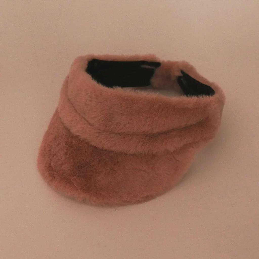 Шляпа с круглыми полями из искусственного меха с леопардовым принтом: Женская плюшевая, теплая, модная осенне-зимняя шапка