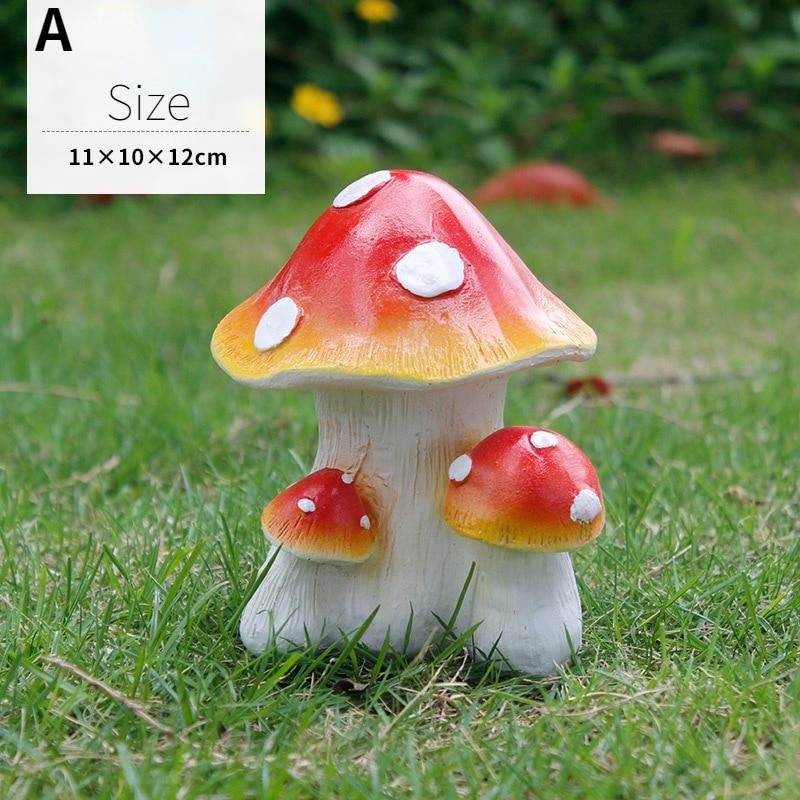 Вилла, сад, украшение для двора, открытый общественный парк, лужайка, имитация смолы, украшение в виде грибов, пейзажная скульптура