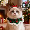 Шарфы для кошек и собак, Рождественские аксессуары для питомцев, Вязаные воротники, Плюшевые игрушки, Британские короткошерстные и милые