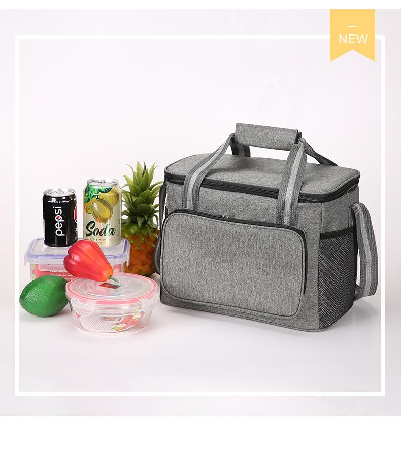 Insulated Outdoor Oxford Cloth Ice Pack Large Capacity Lunch Bag