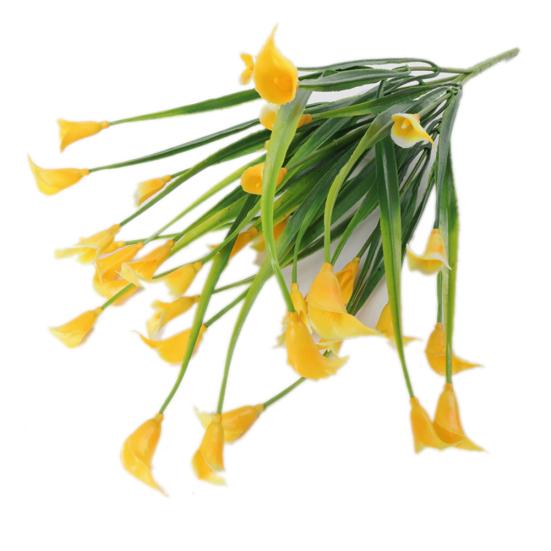 1 Bouquet 5 Branches Artificial Calla Lily Flower Wedding Table Plant Home Decor KTY