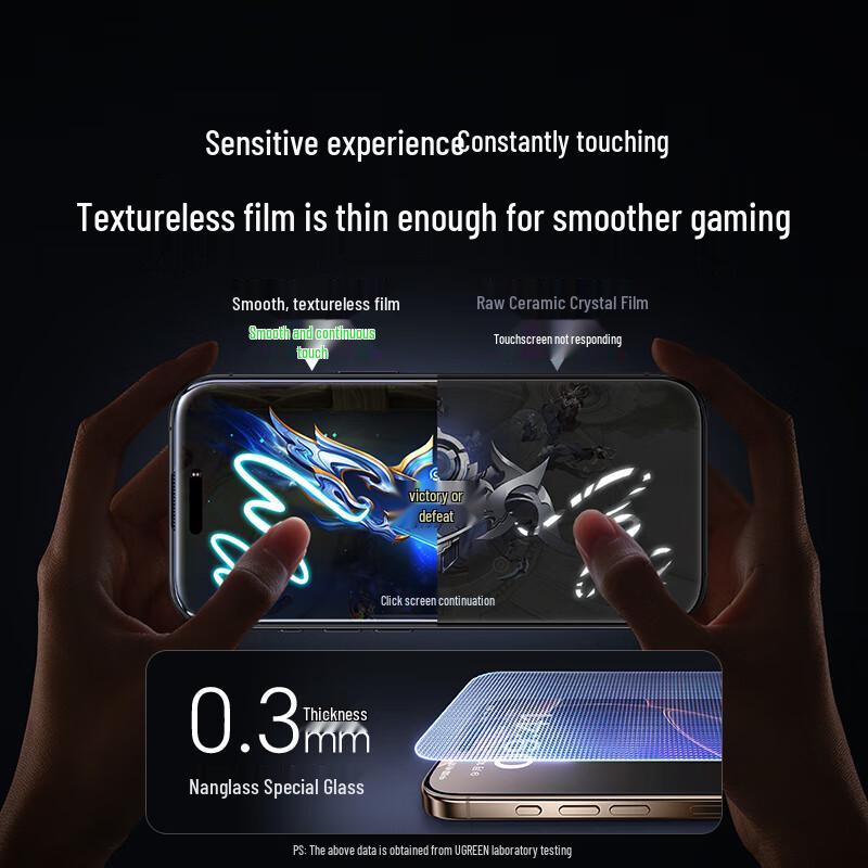 UGREEN Tempered Glass Screen Protector for iPhone 16 Pro Max