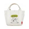 [Rootote] Маленькая сумка-тоут Deli Snoopy из переработанного хлопка IP.Deli.Peanuts-0A 8384 Женская