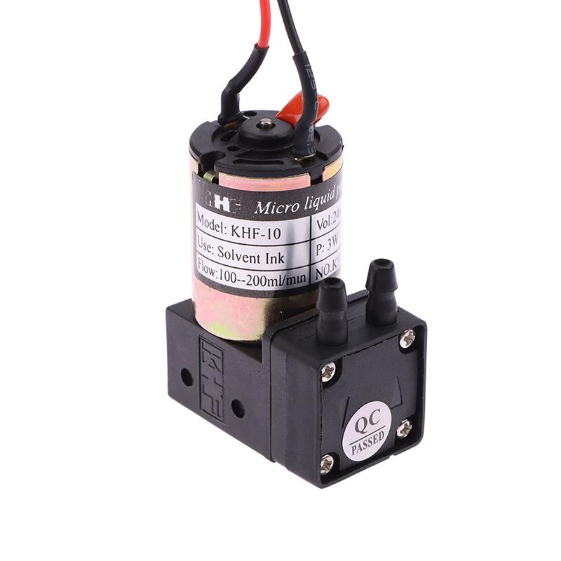 Good Quality Khf Small Ink Pump 24Vdc 3W 100-200Ml/Min Micro Diaphragm Liquid Pump For Large Format Eco Solvent Printers