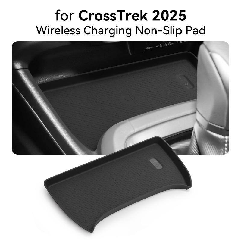 Suitable for 25 Subaru Xubao CrossTrek silicone anti-shock and anti-slip wireless charging base factory adaptation