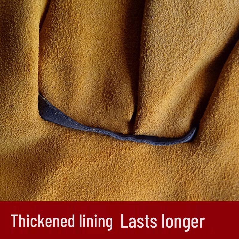 Сварочные перчатки с кожаными рукавами