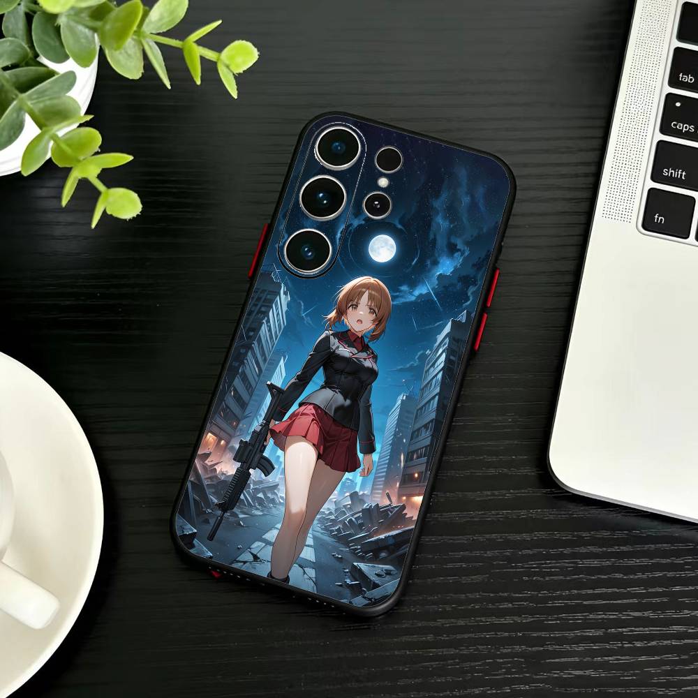 Чехол для телефона G-GIRLS F-Und P-PANZER для Samsung S26,S25,S24,S23,S22,S21,S20,Ultra,Plus,FE Черный Мягкий Чехол