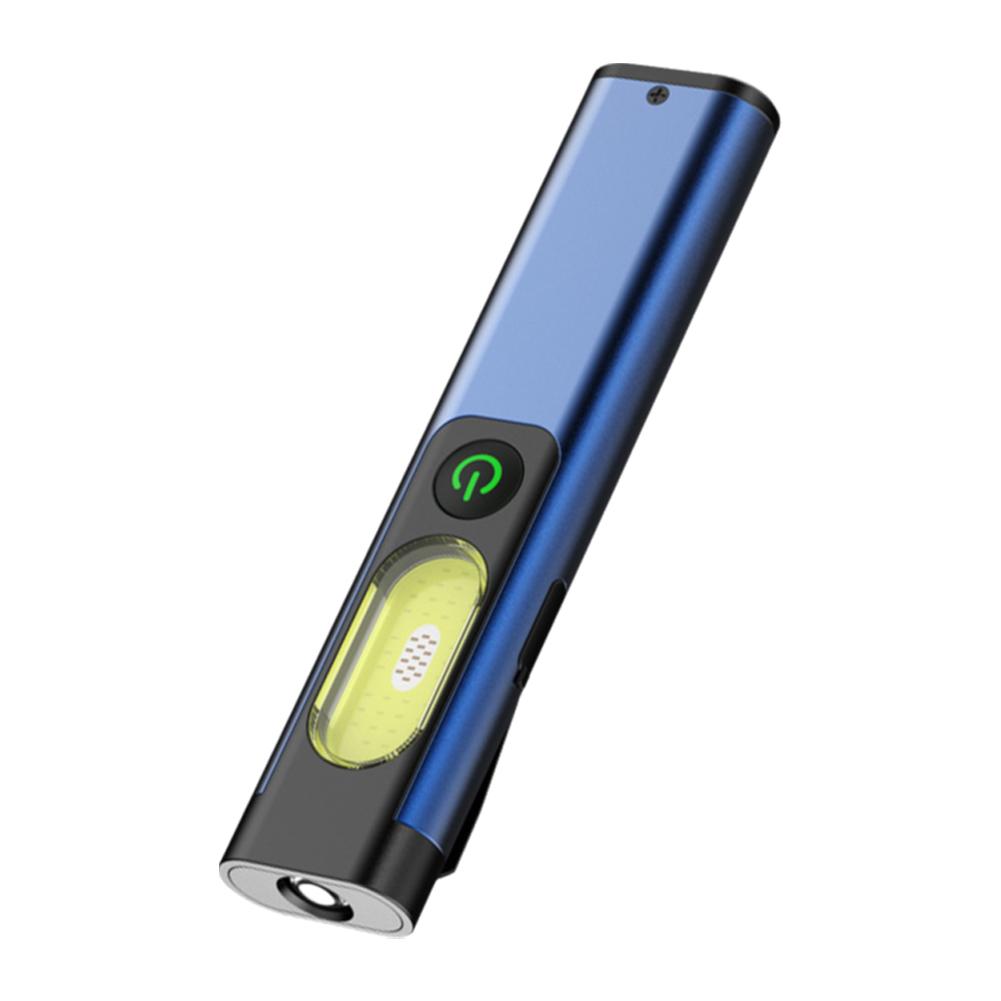 1PC USB Charging LED Flashlight COB Rechargeable Pocket Lamp Hand Torch Work Light For Camping Lanterns Tactical Night Light