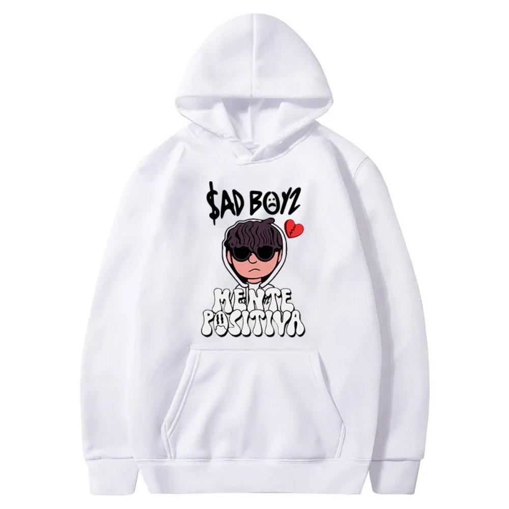 2024 Мужские толстовки с капюшоном Junior H Sad Boys Harajuku Girls Hip Hop Pullover Fancy Music Gift Повседневная свободная удобная толстовка