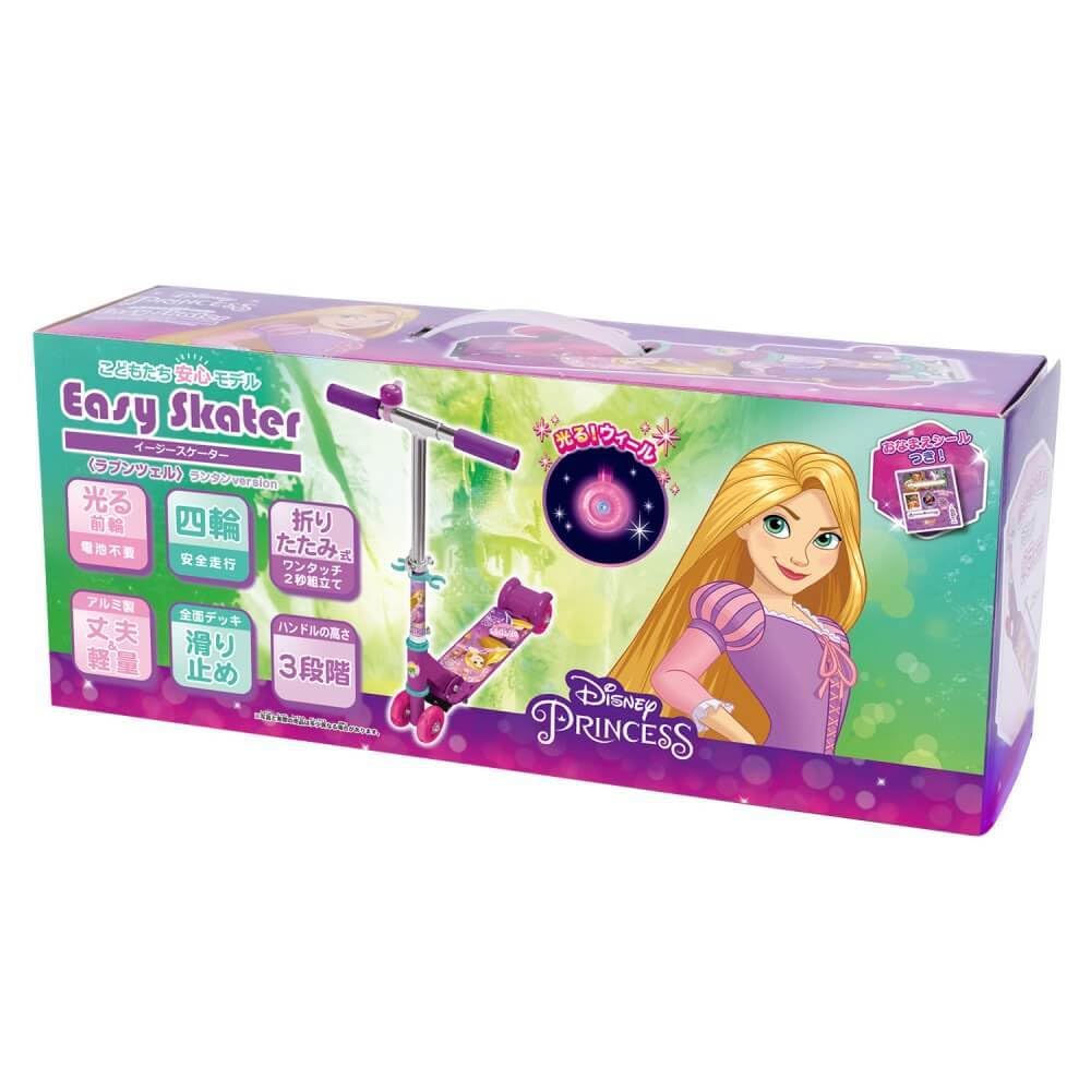 Maruka Easy Skater, Принцесса Диснея Рапунцель Версия с фонарем, Игрушка, Спорт, Возраст 3-6 лет, 4-колесный складной, Номер продукта 195440