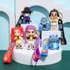 New KPOP Demon Hunters Keychain, Tiger Character PVC Figure Keychain, Cute Harajuku Style Key Ring for Kids & Fans Halloween