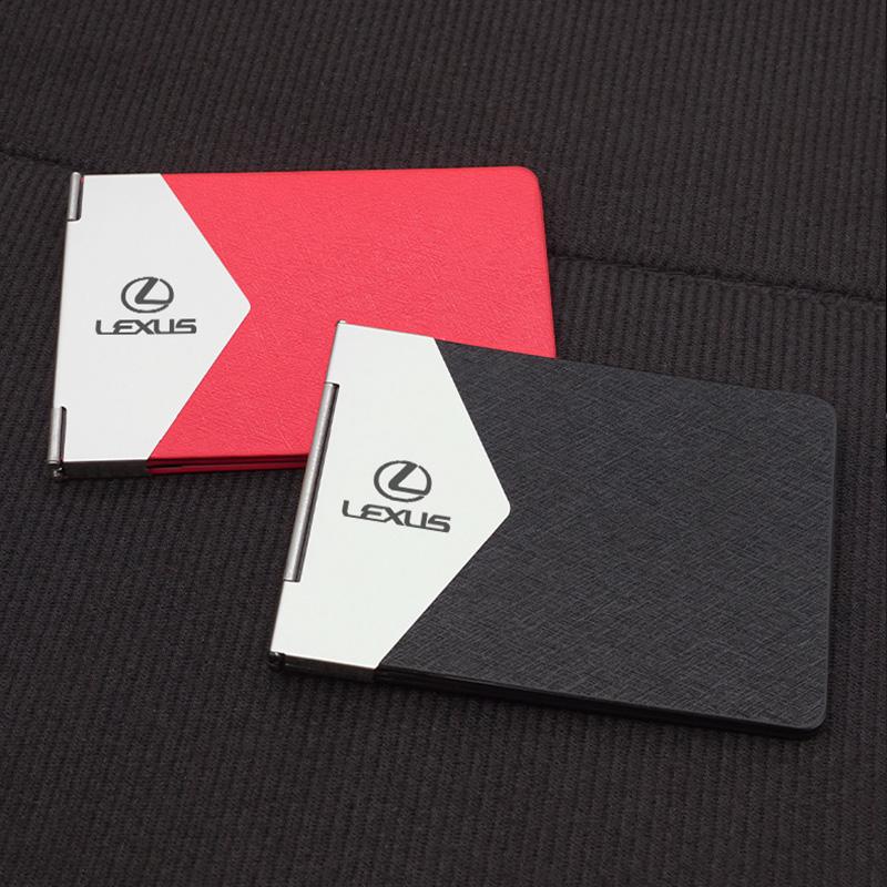 Car Driver License Cover Aluminum Ultra Thin ID Card Bag For Lexus F-SPORT ES RX NX LS UX LM LX GX LC RZ IS CT GS RC HS SC TX AL9