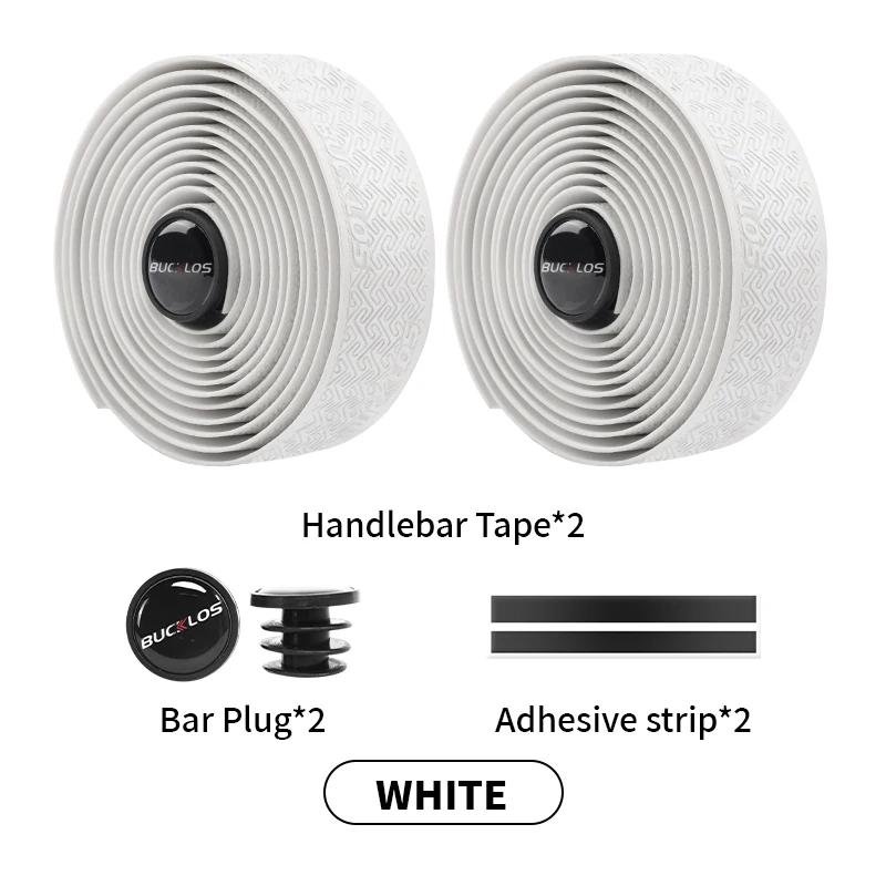 BUCKLOS Bicycle Handlebar Tapes Road Bicycle Handlebar Tape Anti-slip Waterproof Cycling Bar Wrap Road Bike Accessories